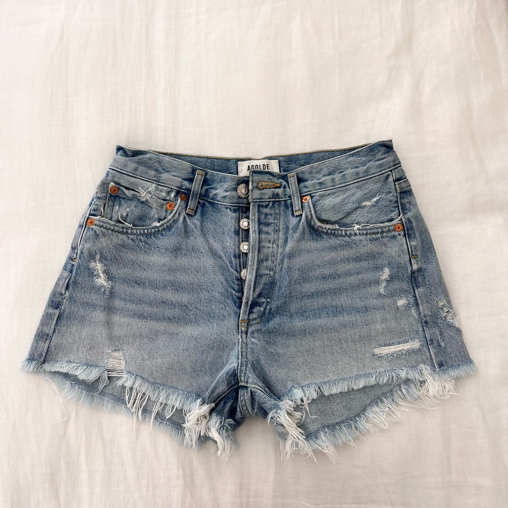 AGOLDE Parker Vintage Cut Off Short in Swapmeet